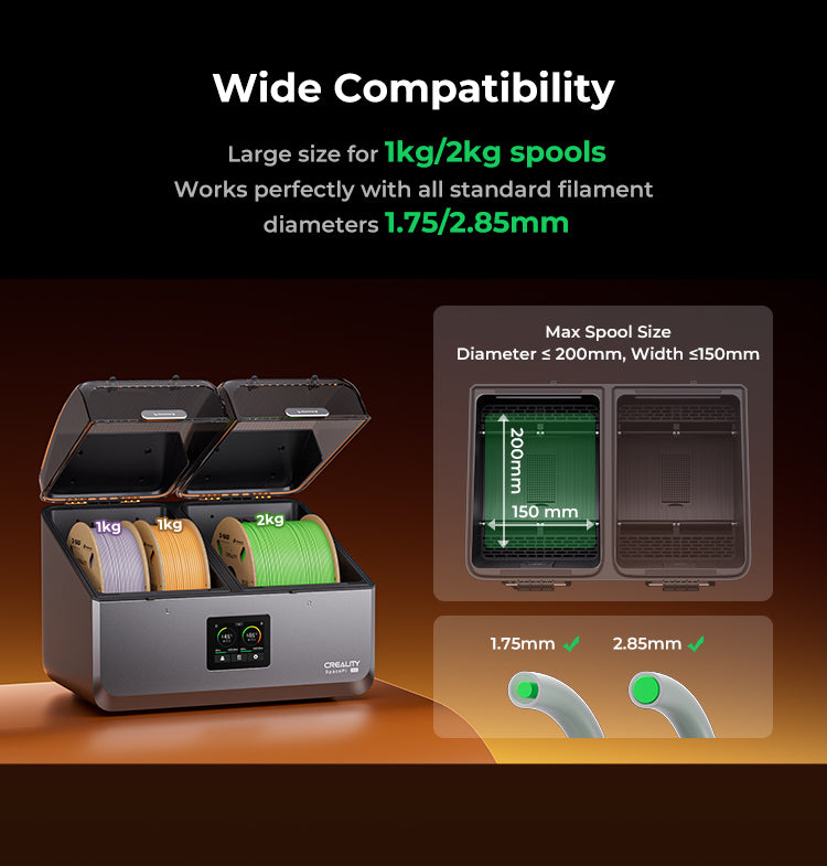 Creality Space Pi X4 Dual Filament Dryer
