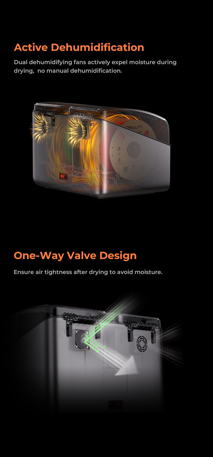 Creality Space Pi X4 Dual Filament Dryer