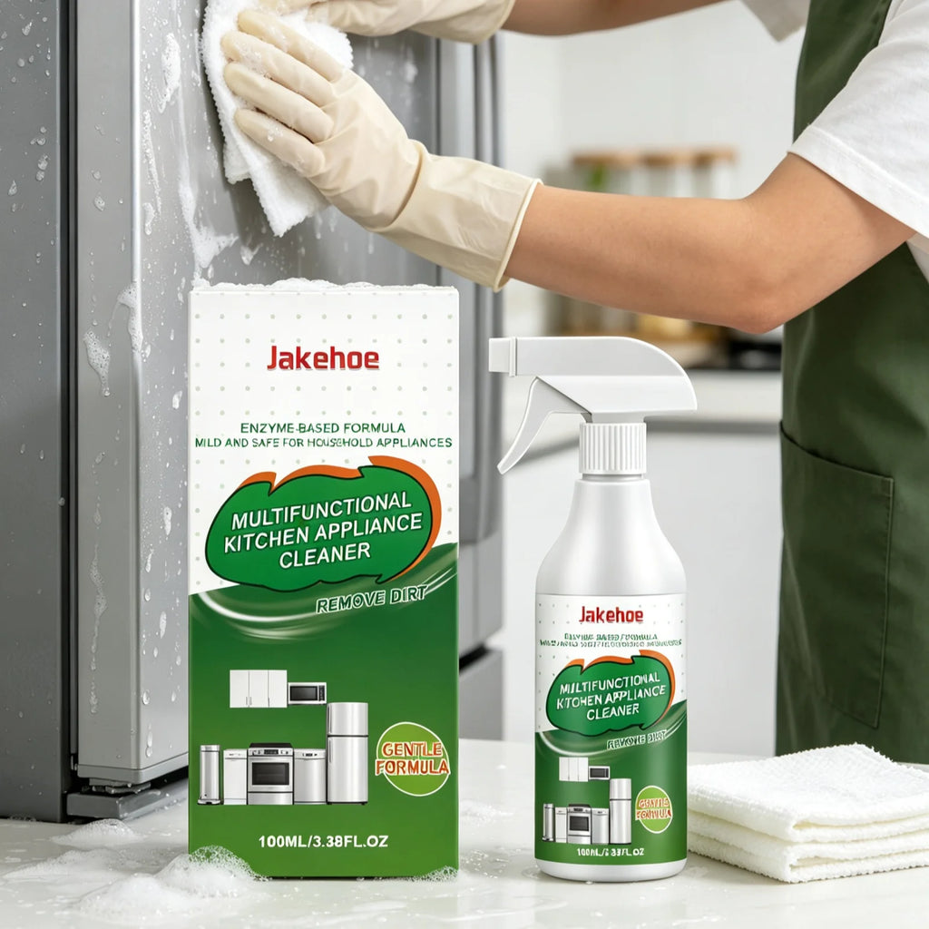 Jakehoe Kitchen Appliance Cleaner Powerful Decontamination Deep Stain Removal Refresh Kitchen Odors Multi Purpose Kitchen Spray