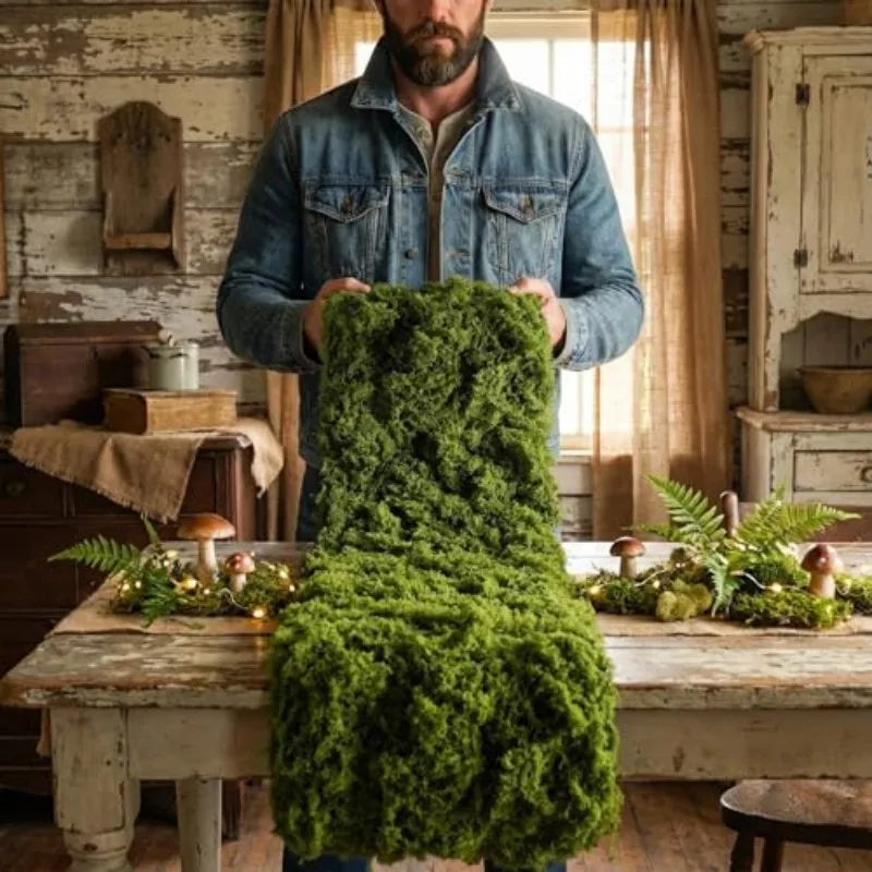 Artificial Moss Mat Roll, 12 x 71 Inch