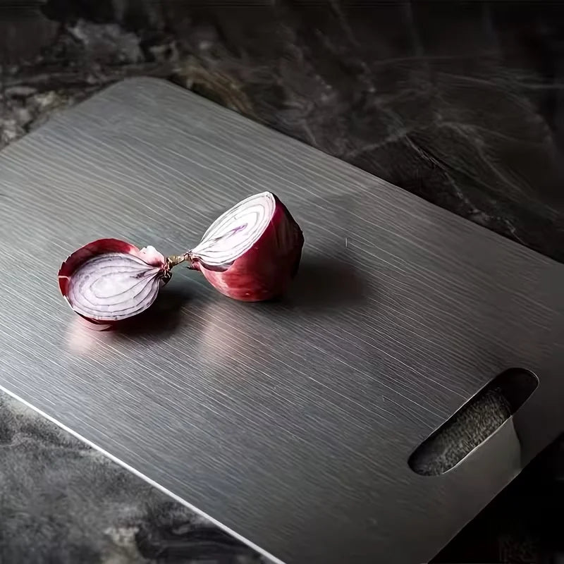 Stainless Steel Thickened Cutting Board Antibacterial Mildew-proof Kneading Dough Board Kitchen Fruit Vegetable Cutting Board