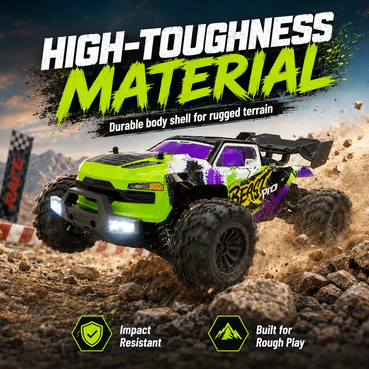 RC Car Buggy 1:16 4 Wheel Drive Off-Road SG116MAX PRO Vehicle Optional Brushless Motor Anti-Slip Tire Remote Control Racing Truck