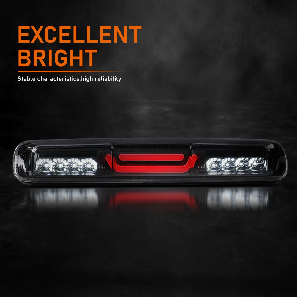 Led 3Rd Third Brake Light Fit for 1999-2006 Chevy Silverado 1500 2500 3500 & Hd Models/Classic Third Cargo Lamp High-Mount Light