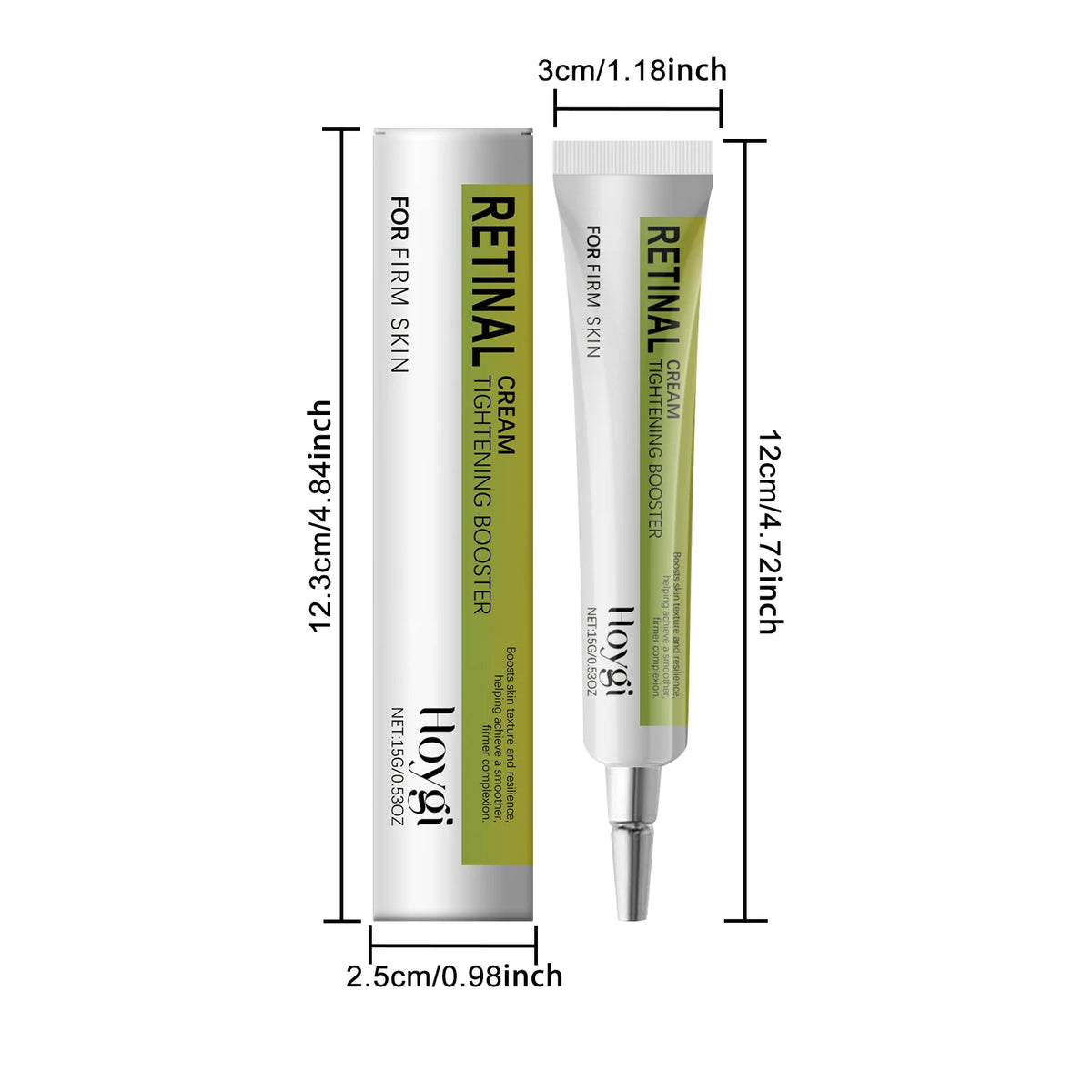 Retinal and Retinol Firming Cream for Face, Eyes and Neck, Smoothing Moisturising Balm, K-Beauty Skincare