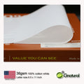 36gsm, 100% Cotton Paper, Letter Size 216*279mm, White Color, with Red&Blue Fiber, Starch-Free, Waterproof, 350 Sheets, MCYT001