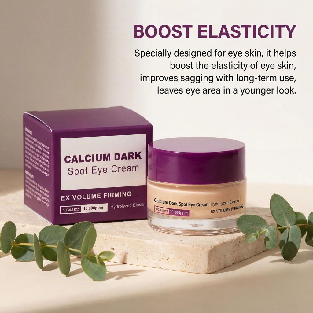 Calcium Dark Spot Eye Cream Tallow Extract Rebuild Elasticity Firming Dark Circle Reducing Hydrating Nourishing Anti Aging Tightening Skin Care