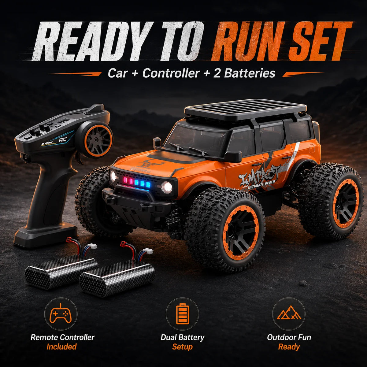ZNLYRION RC Car SG201MAX PRO 1:20 4WD  40KM/H Brushed or 55KM/H Brushless Full Proportional Remote Control Truck with LED Lights Independent Suspension Metal Drive Shaft