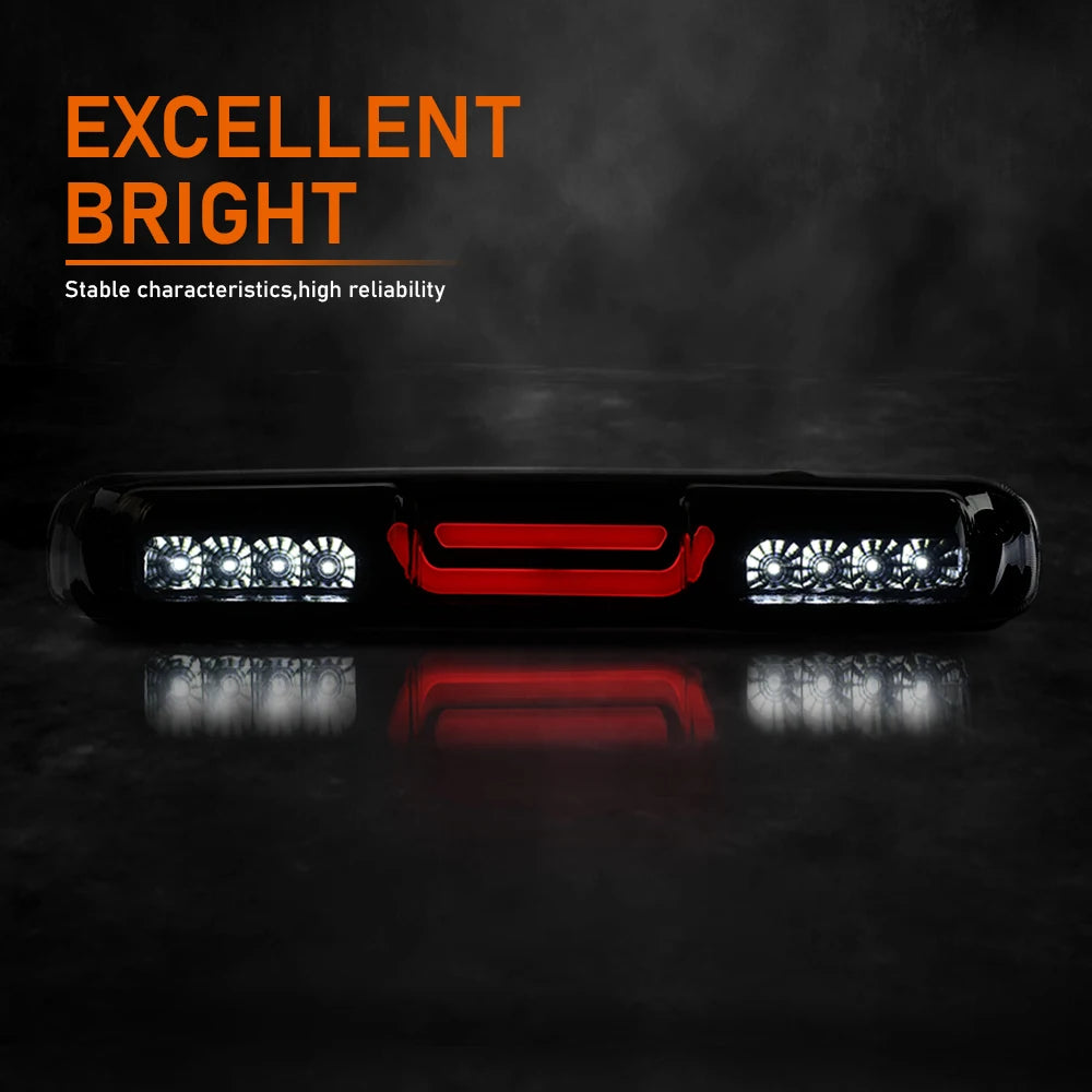 Led 3Rd Third Brake Light Fit for 1999-2006 Chevy Silverado 1500 2500 3500 & Hd Models/Classic Third Cargo Lamp High-Mount Light