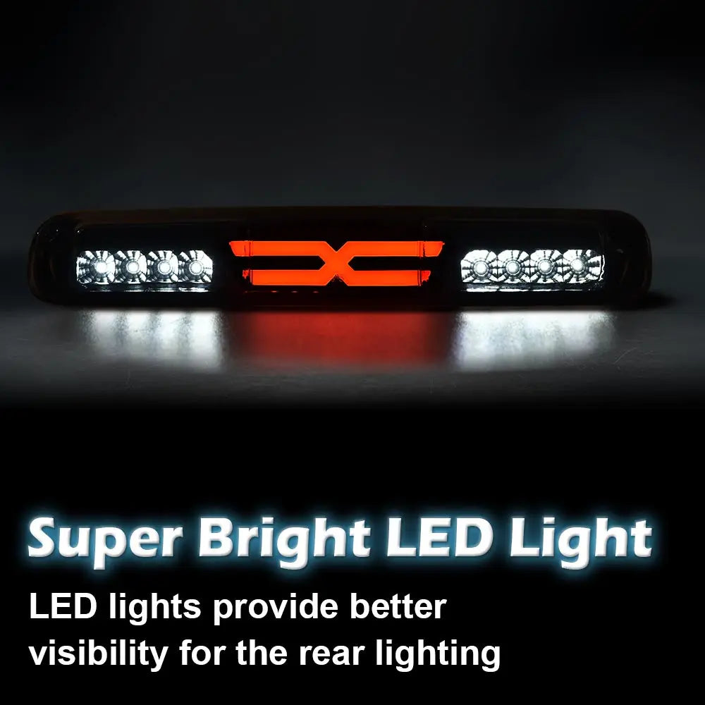 Led 3Rd Third Brake Light Fit for 1999-2006 Chevy Silverado 1500 2500 3500 & Hd Models/Classic Third Cargo Lamp High-Mount Light