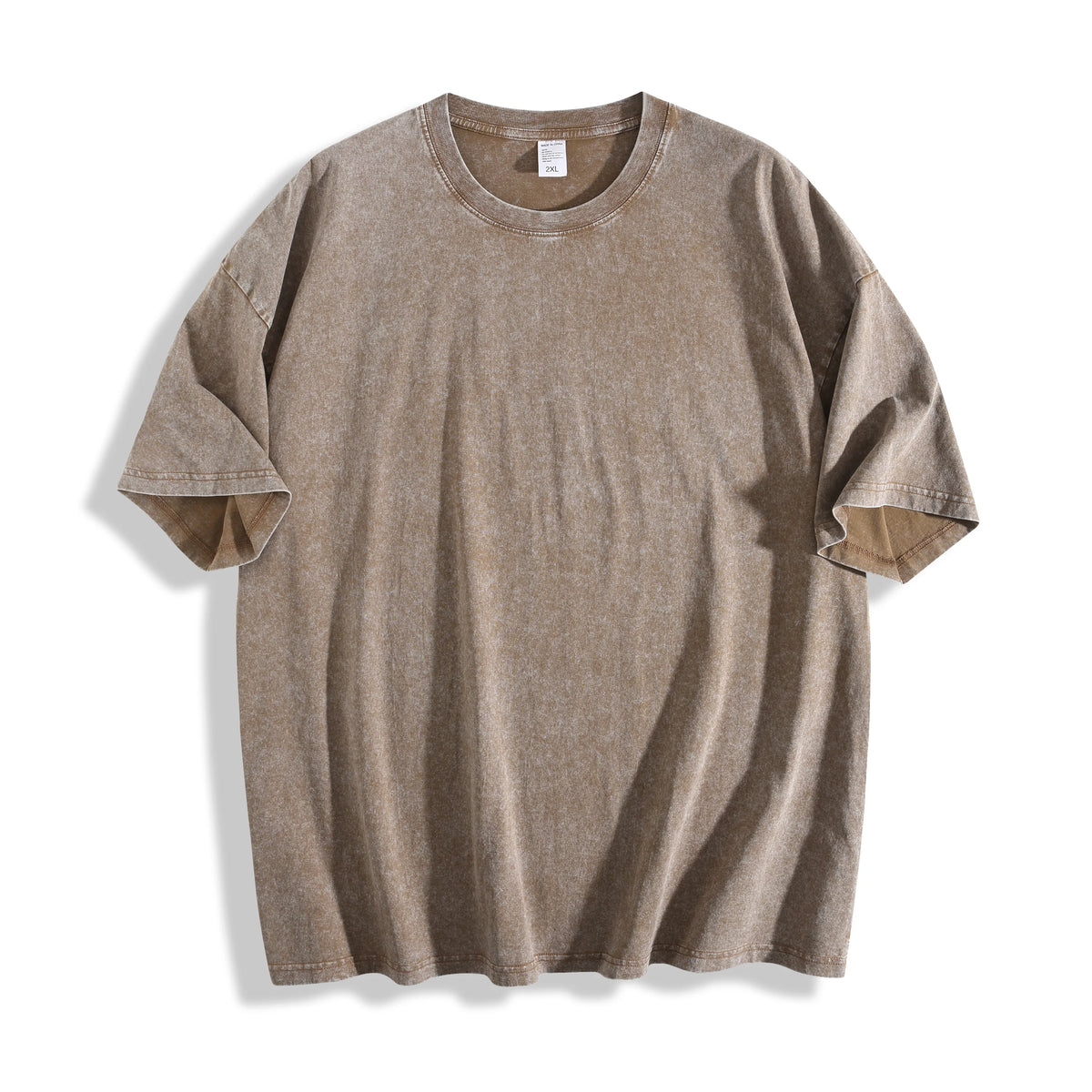 Cat Graphic Acid Wash Unisex T-Shirt
