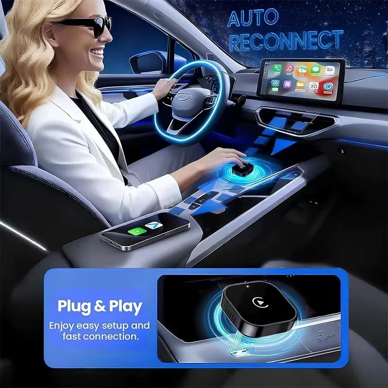 Vyvylabs Wireless CarPlay Adapter for iPhone