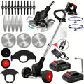 Cordless Lawn Trimmer, Edger and Brush Cutter for Garden and Yard