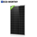 ECO-WORTHY Bifacial 100 Watt N-Type Solar Panel Monocrystalline Rigid High-Efficiency PV Module Power Charger for Sunsheds,Rvs