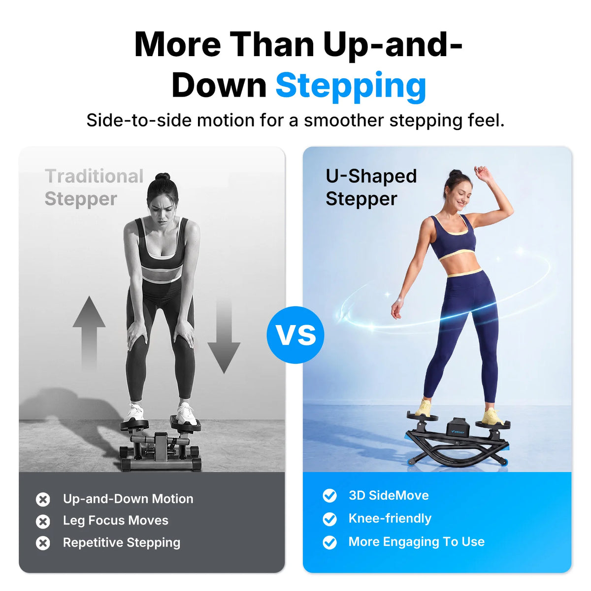 MERACH Rocking stepper 300 lbs Weight Capacity Ab Twist Board Workout Exercise Equipment for Slim Waist and Core Ab Exercise Silent Noiseless Rock Stepper Machine for Home Apartment Dorm Office Gym