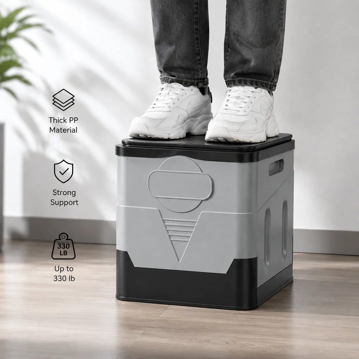 Portable Folding Car Toilet with Lid