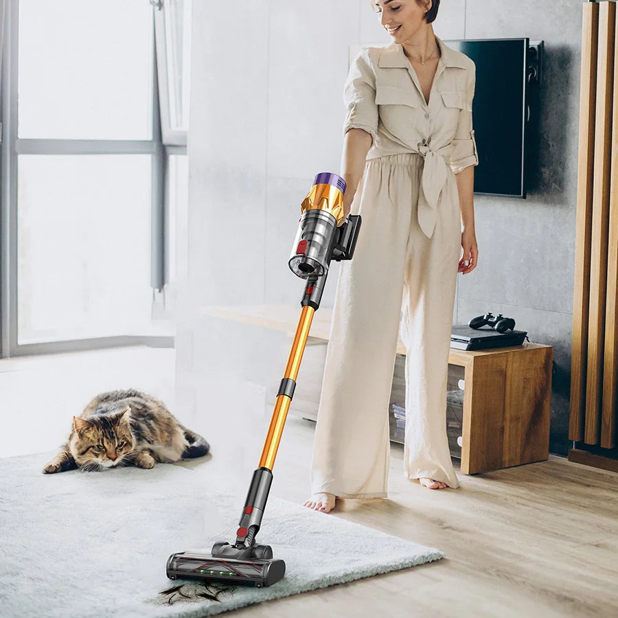 Blossom V18 Cordless Vacuum Cleaner, 550W 55KPA 50 Mins Runtime Self-Standing Vacuum Cleaners For Home