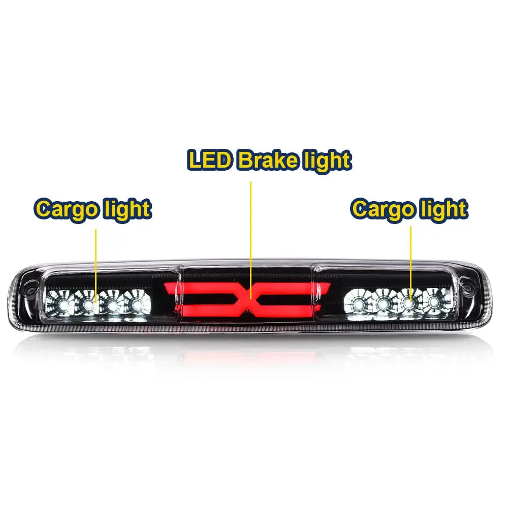 Led 3Rd Third Brake Light Fit for 1999-2006 Chevy Silverado 1500 2500 3500 & Hd Models/Classic Third Cargo Lamp High-Mount Light