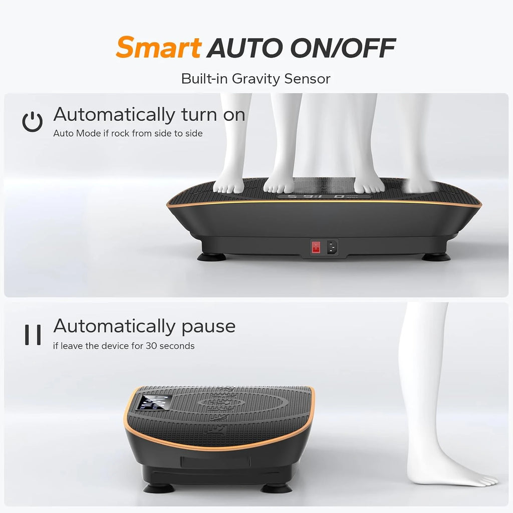 MERACH Vibration Plate Exercise Machine Whole Body Workout Power Vibrate Fitness Platform Vibration Weight Loss&Shaping