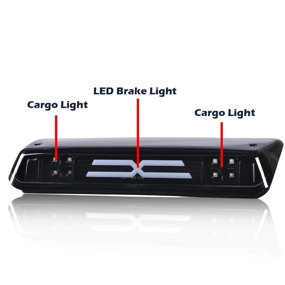 Led Third Brake Light Fit for Ford F150 2004-2008/Explorer Sport Trac 2007-2010/Ford Lobo 2004-2008 Tail Light Assembly