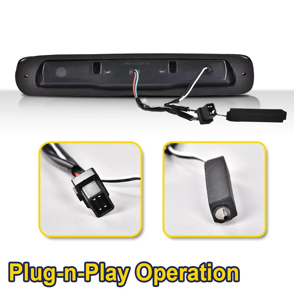 Led 3Rd Third Brake Light Fit for 1999-2006 Chevy Silverado 1500 2500 3500 & Hd Models/Classic Third Cargo Lamp High-Mount Light