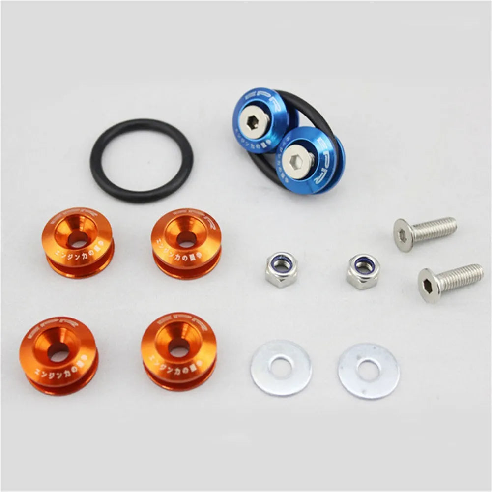 Car Quick Release Fasteners Front Bumpers Rear Bumpers Surrounds Reinforcement Ring Reinforced Surrounding Pad Screws
