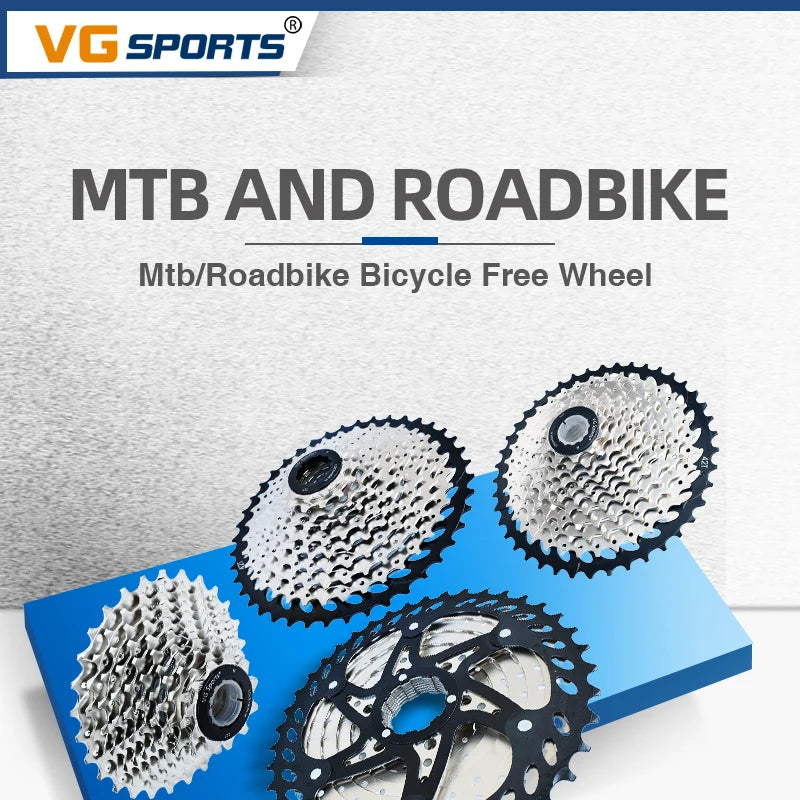 VG Sports All Size Road Bike 8 9 10 11 Speed Velocidade Bicycle Freewheel 11-25T/28T/32T/36T Bicycle Cassette Freewheel Sprocket