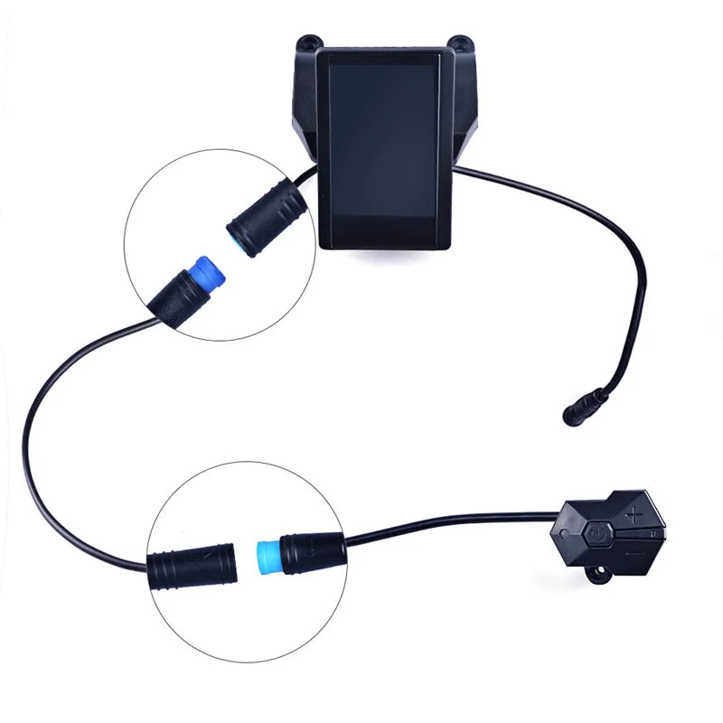 P850C 850C 860C Controller Switch Button Replacements Holder 4PIN Male Female Extension Cable Bafang Mid Drive Hub Motor Kits