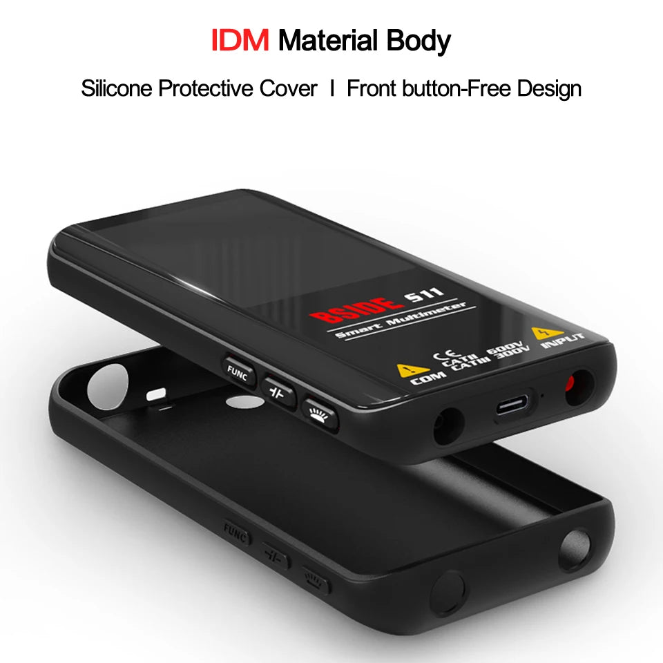 Smart Digital Multimeter S10 S11 Profesional 9999 Multitester DC AC Volt Capacitor Ohm Diode USB Recharge Electric Tester
