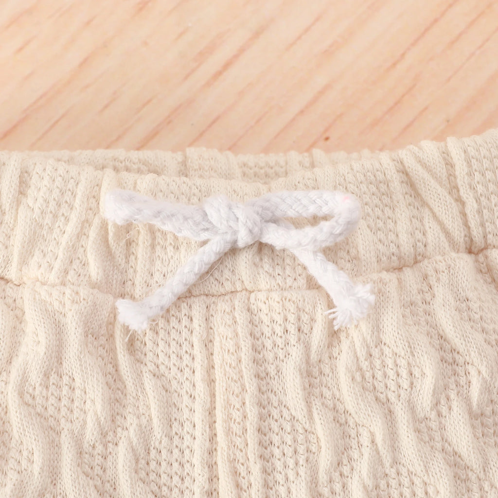 Infant Baby Girl Knit Sweater Romper and Pants Set, Long Sleeve Button Fall Outfit