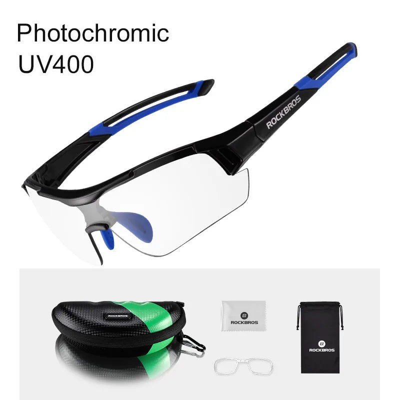 Photochromic Cycling Glasses Bicycle UV400 Sports Glasses Ultralight Riding MTB Sunglasses Men Fishing Bike Equipment
