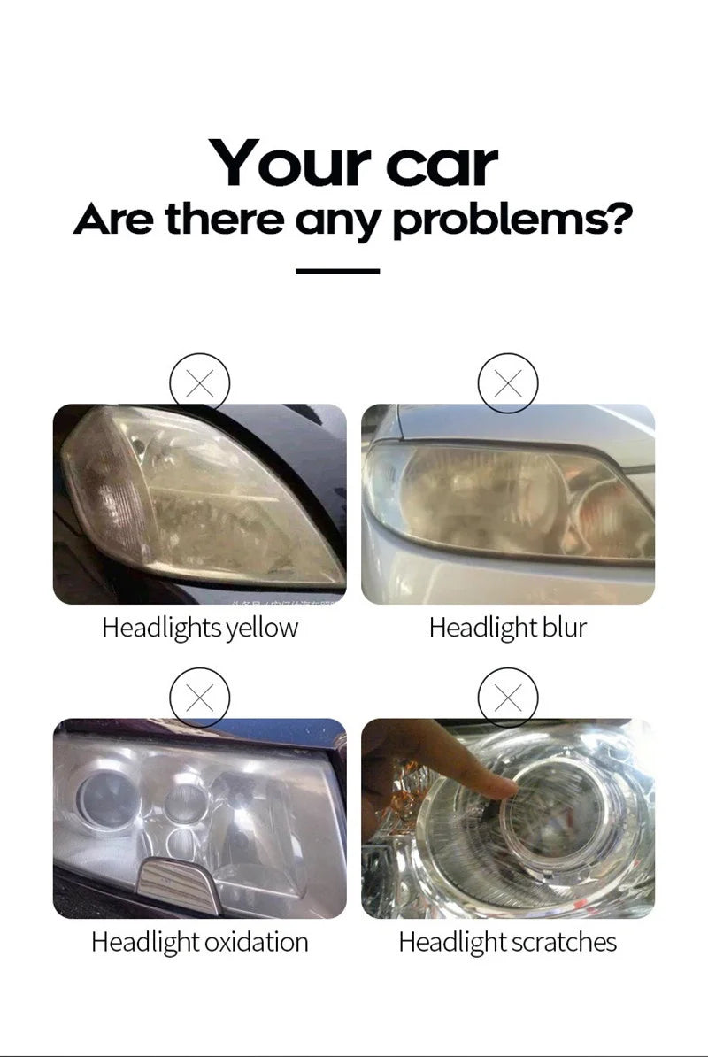 Car Headlight Restoration Polymer Liquid