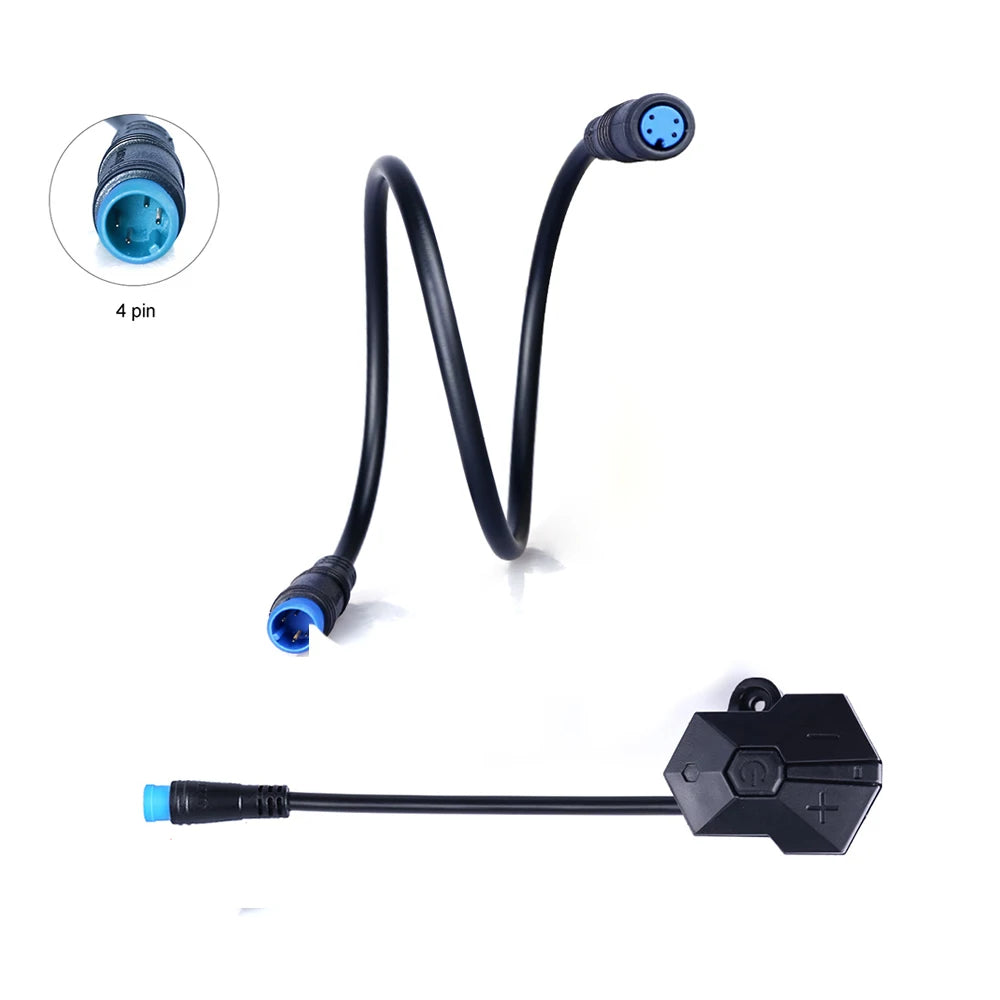 P850C 850C 860C Controller Switch Button Replacements Holder 4PIN Male Female Extension Cable Bafang Mid Drive Hub Motor Kits