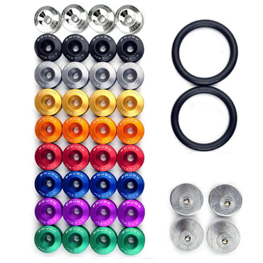 Car Quick Release Fasteners Front Bumpers Rear Bumpers Surrounds Reinforcement Ring Reinforced Surrounding Pad Screws