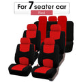 Car Seat Cover Airbag Compatible Ventilation Cloth Protect Seat Universal Beige Interior Accessories For 1/2/5/7 Seats