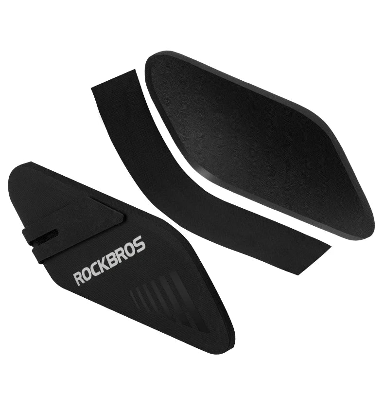 ROCKBROS Waterproof Bike Saddle Bag, Reflective Seatpost Storage Bag for Road and MTB