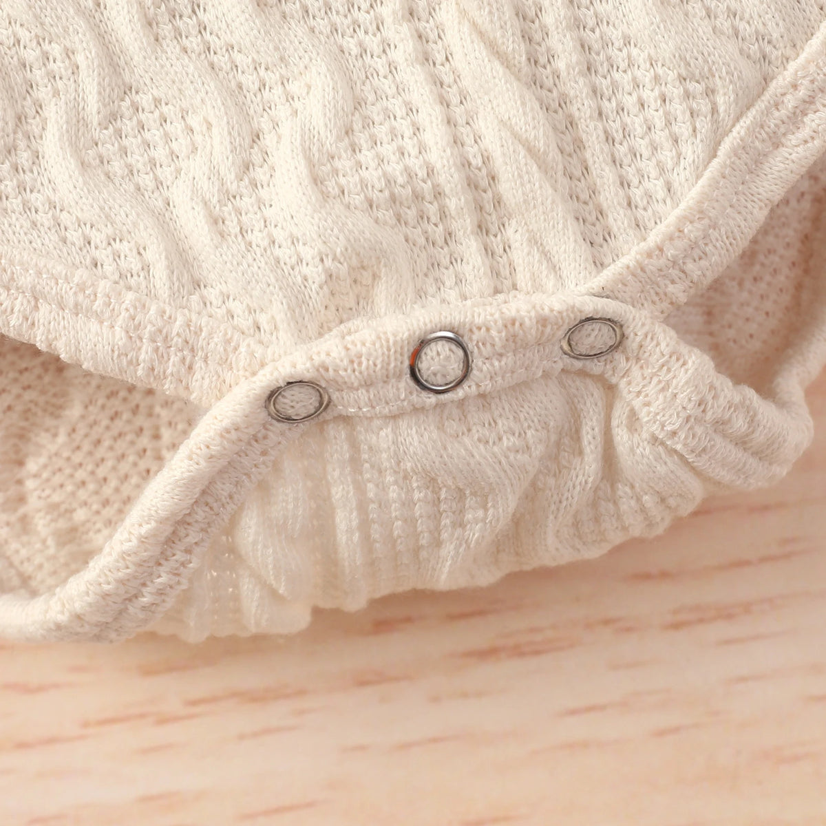Infant Baby Girl Knit Sweater Romper and Pants Set, Long Sleeve Button Fall Outfit
