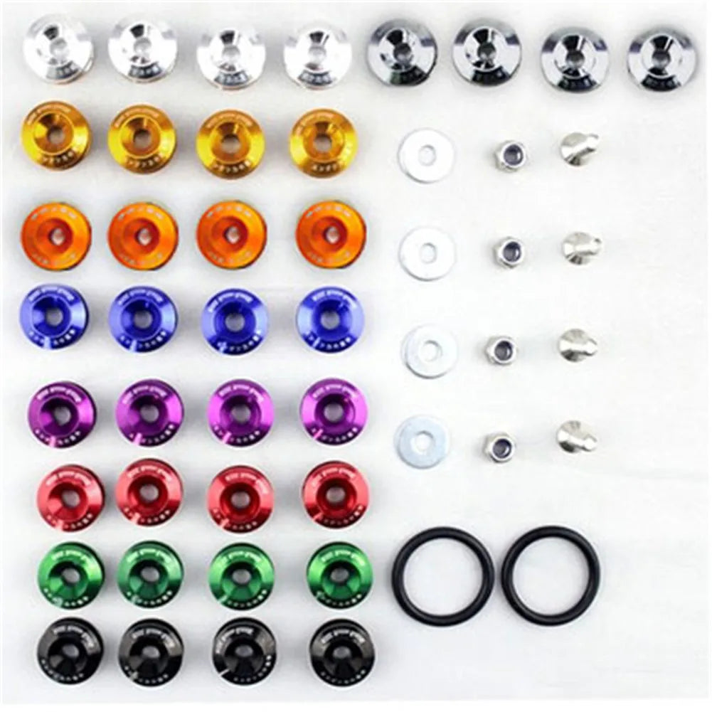 Car Quick Release Fasteners Front Bumpers Rear Bumpers Surrounds Reinforcement Ring Reinforced Surrounding Pad Screws