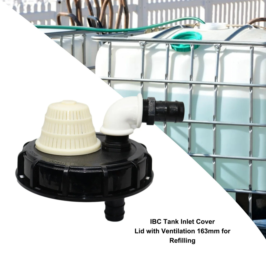 IBC Tank Inlet Cover Lid With Ventilation 163mm For Refilling IBC Tote Tank Accessories