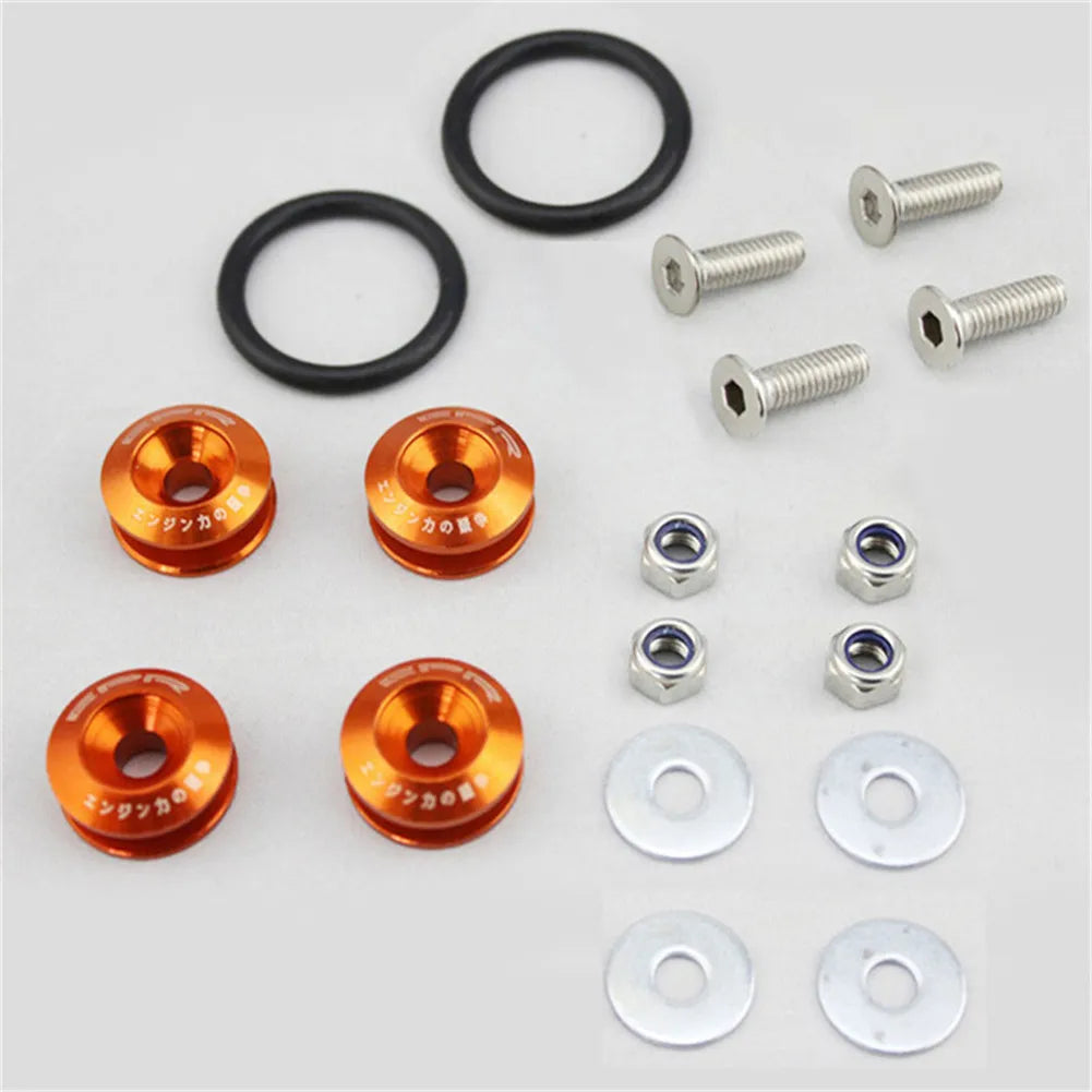 Car Quick Release Fasteners Front Bumpers Rear Bumpers Surrounds Reinforcement Ring Reinforced Surrounding Pad Screws