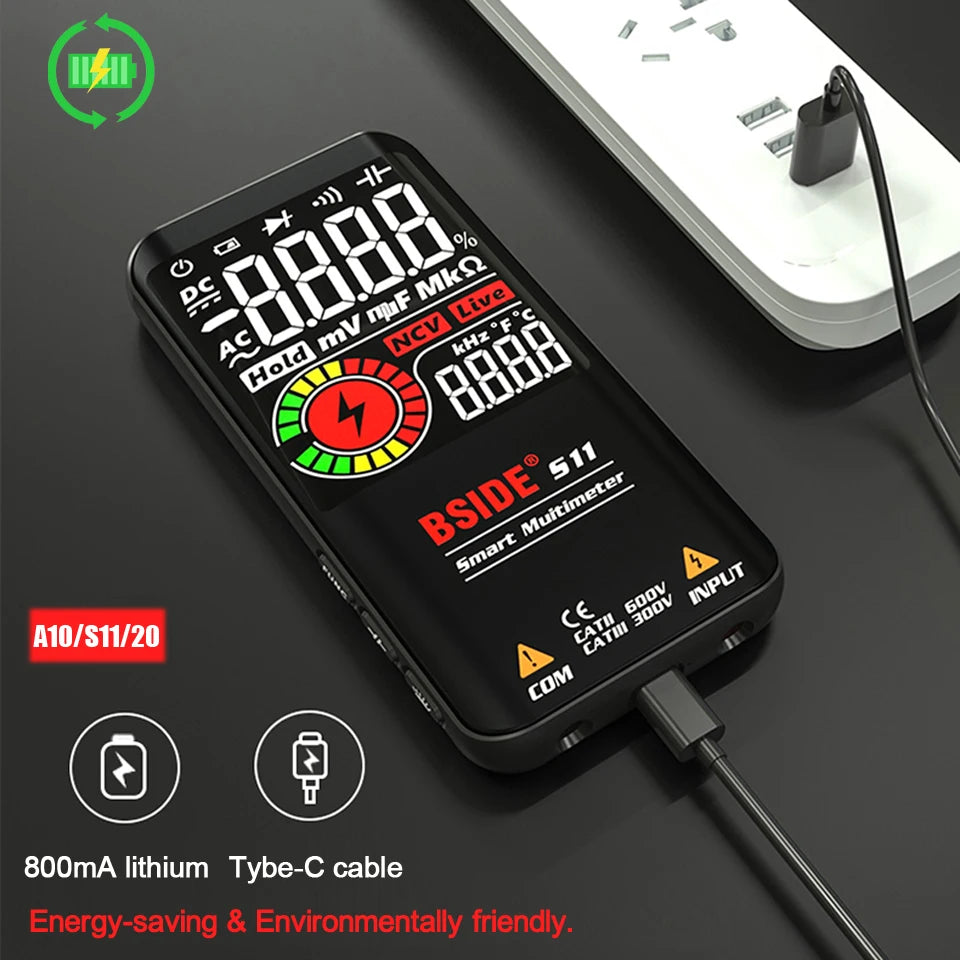 BSIDE Smart Digital Multimeter 9999 Counts with EMF