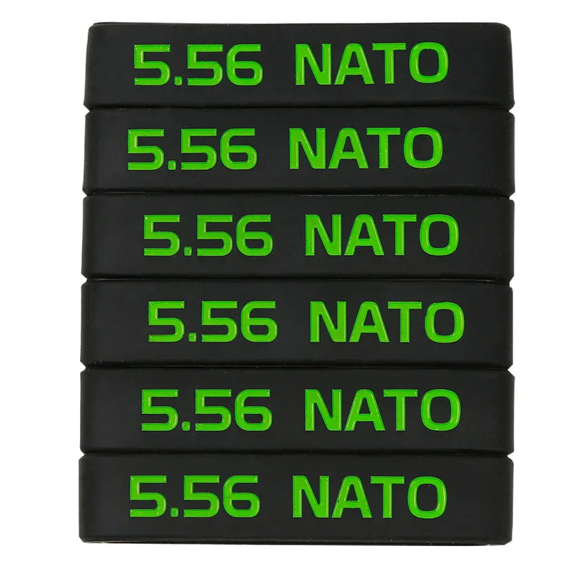 6/12 Pack Magazine Marking Band for 5.56 Nato 300 Blackout Magazine Marking Rubber Band Muti-Colors US Fast Shipping