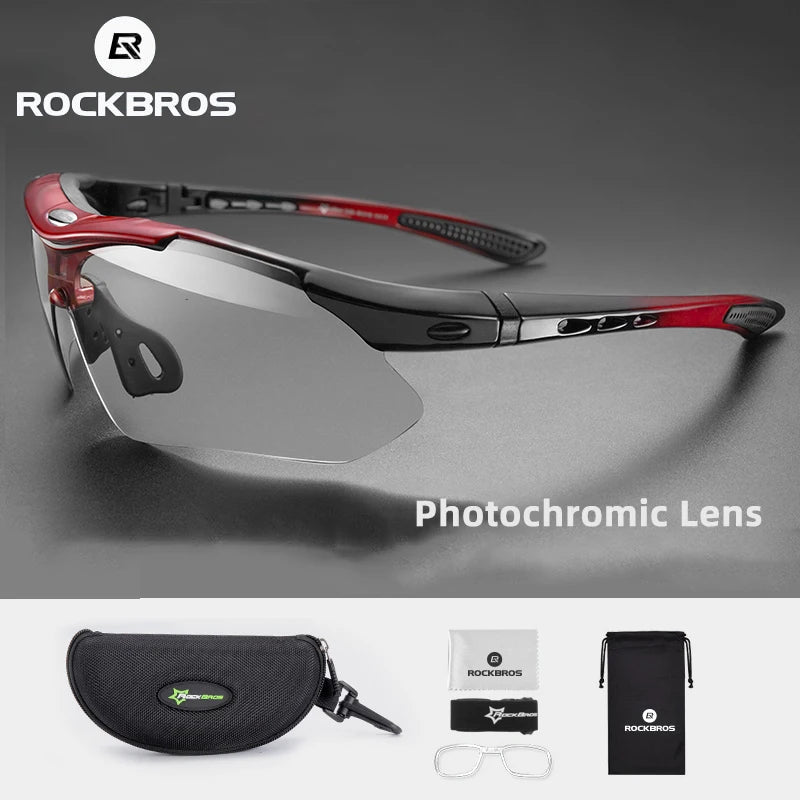 Photochromic Cycling Glasses Bicycle UV400 Sports Glasses Ultralight Riding MTB Sunglasses Men Fishing Bike Equipment