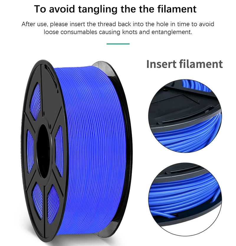 SUNLU PLA Plus 3D Printer Filament 1.75mm, 1kg Neatly Wound Tangle-Free Spool