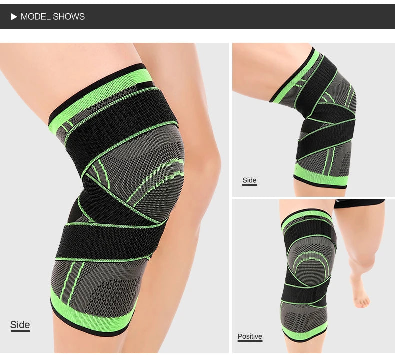 Sports Fitness Knee Pads Support Bandage Braces Elastic Nylon Sport Compression Sleeve for Basketball