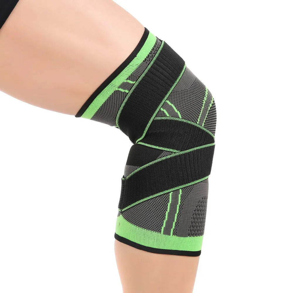 Sports Fitness Knee Pads Support Bandage Braces Elastic Nylon Sport Compression Sleeve for Basketball