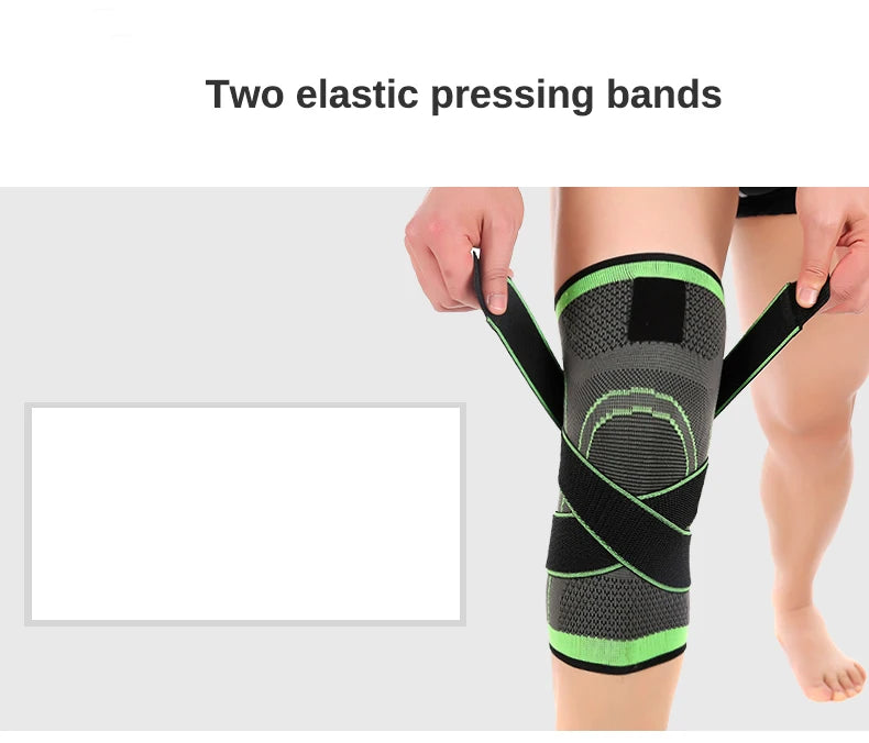Sports Fitness Knee Pads Support Bandage Braces Elastic Nylon Sport Compression Sleeve for Basketball
