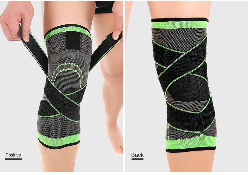 Sports Fitness Knee Pads Support Bandage Braces Elastic Nylon Sport Compression Sleeve for Basketball