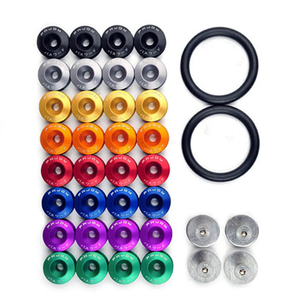 Car Quick Release Fasteners Front Bumpers Rear Bumpers Surrounds Reinforcement Ring Reinforced Surrounding Pad Screws