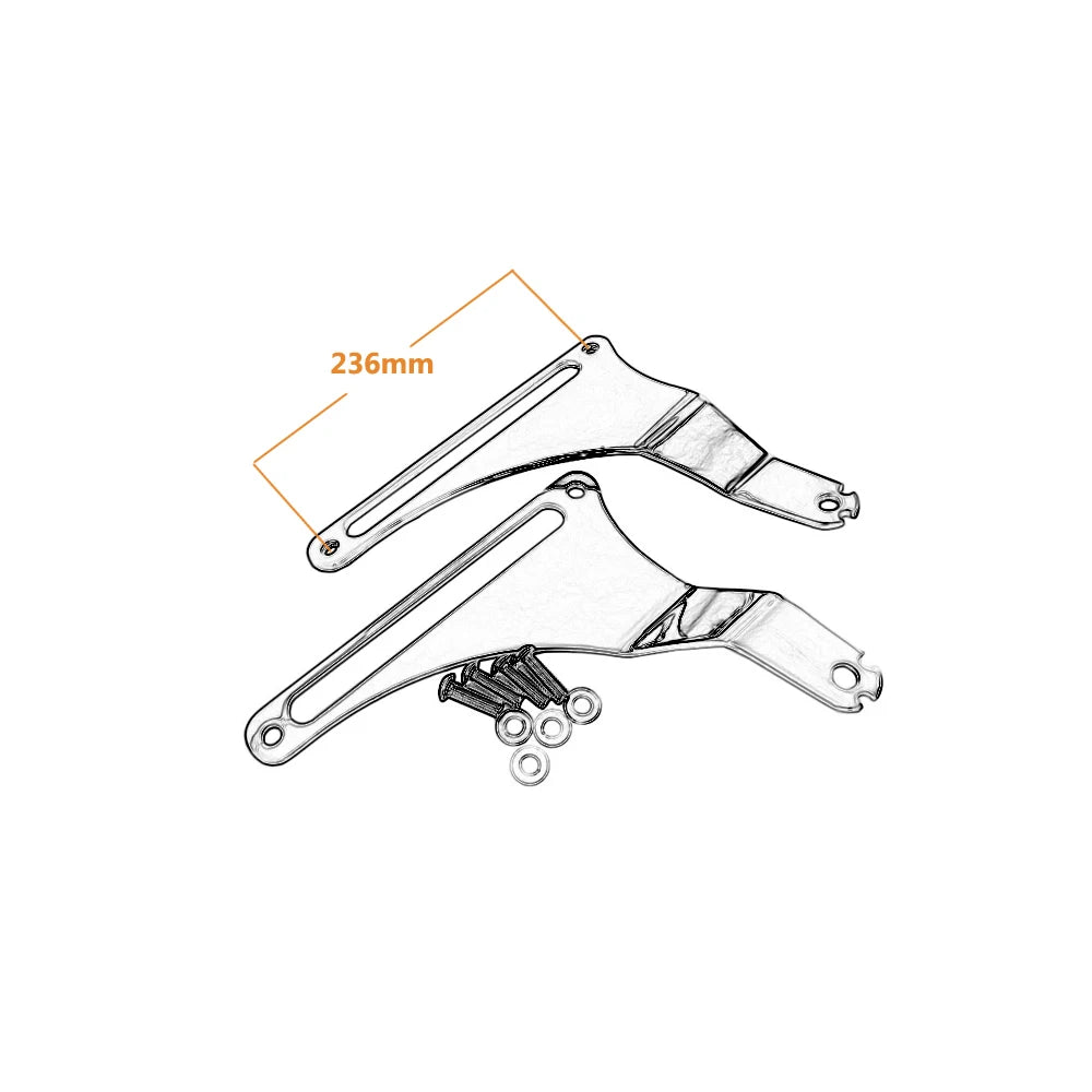 Motorcycle Backrest Multi-Purpose Driver Passenger Backrest For Harley Models Breakout 2013-2021 Fat Boy 2018-2022