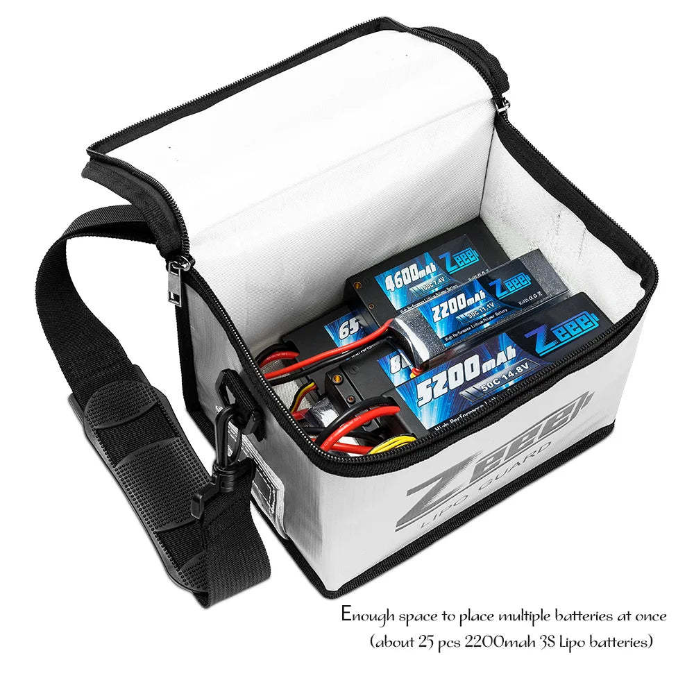 Fireproof LiPo Battery Safe Bag, Explosion-Proof Charging and Storage Guard